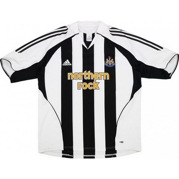 Tailandia Camiseta Newcastle United 1st Retro 2005 2006 Negro Blanco